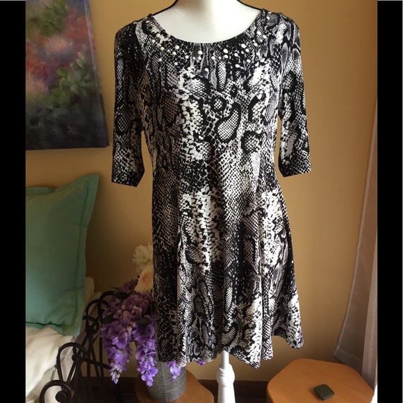 Style & Co. Tops - DONATED Style & Co animal print top.  Size medium.
